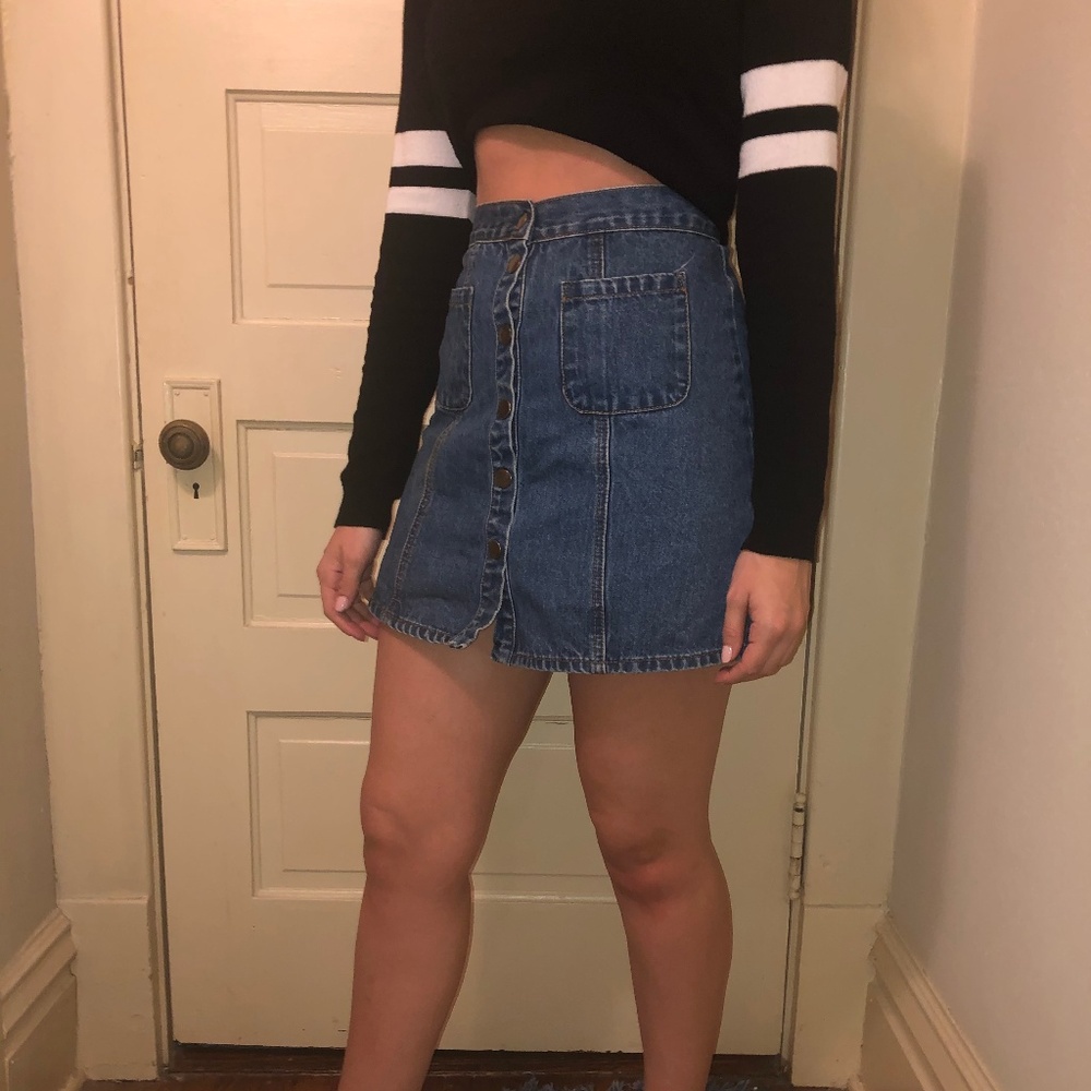 BDG jean skirt